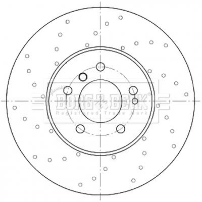 BORG & BECK Тормозной диск BBD6077S